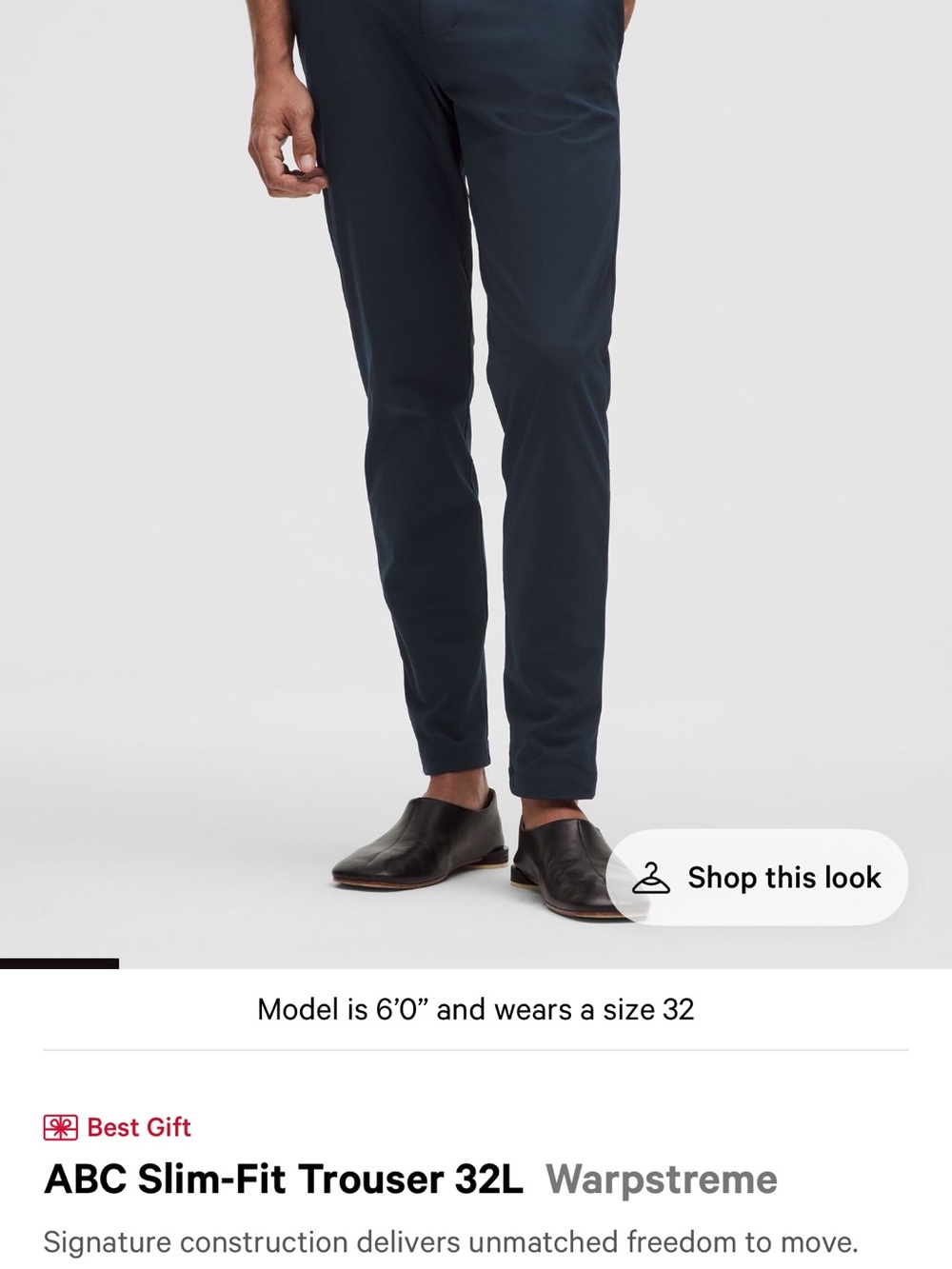 ABC Slim-Fit Trousers in Navy - Men
